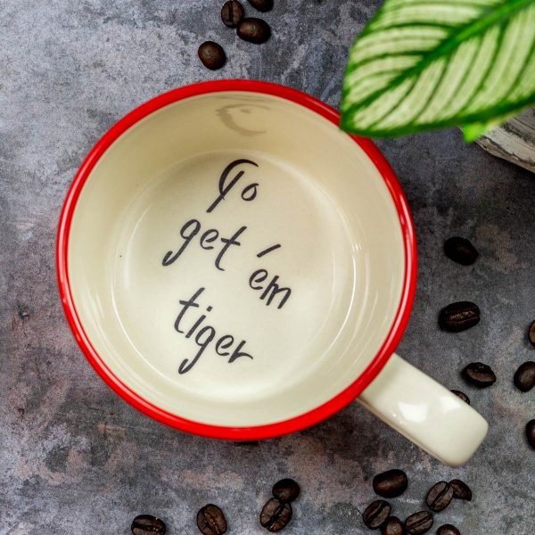 Go get 'em Tiger Handmade Mug - Kate Ceramics