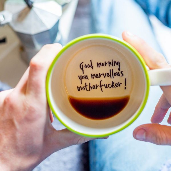 Good Morning You Marvellous Motherfucker - Handmade Mug - Kate Ceramics