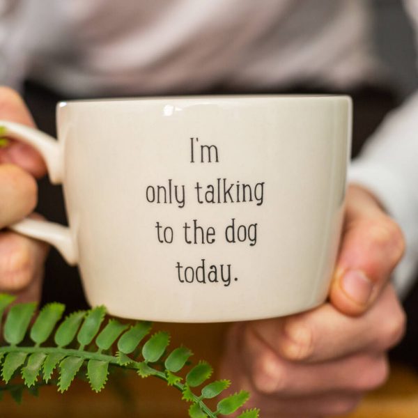 I'm Only Talking To The Cat/Dog Today Handmade Mug