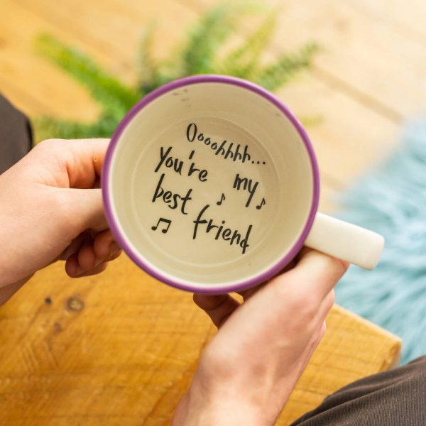 You're My Best Friend Handmade Hidden Message Cup