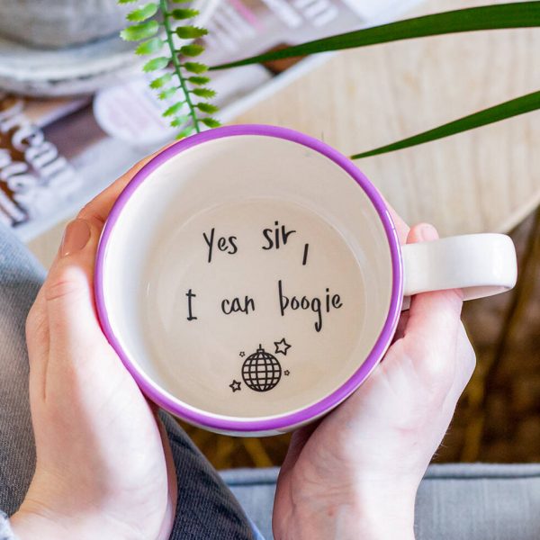 Yes Sir, I Can Boogie Hidden Message Mug