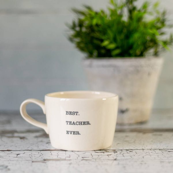Best. Teacher. Ever. Handmade Mug