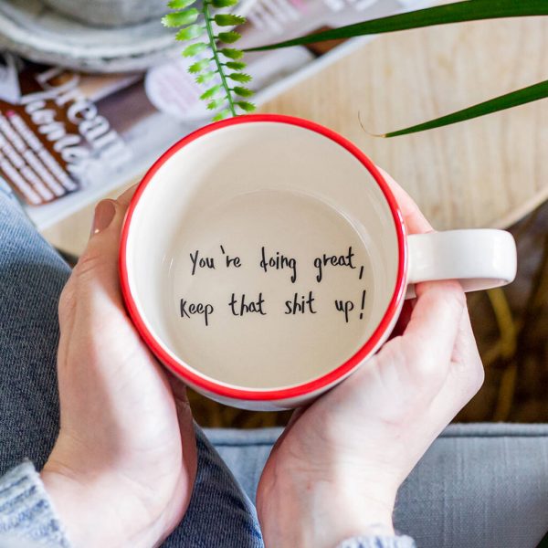 You're Doing Great! Hidden Message Mug